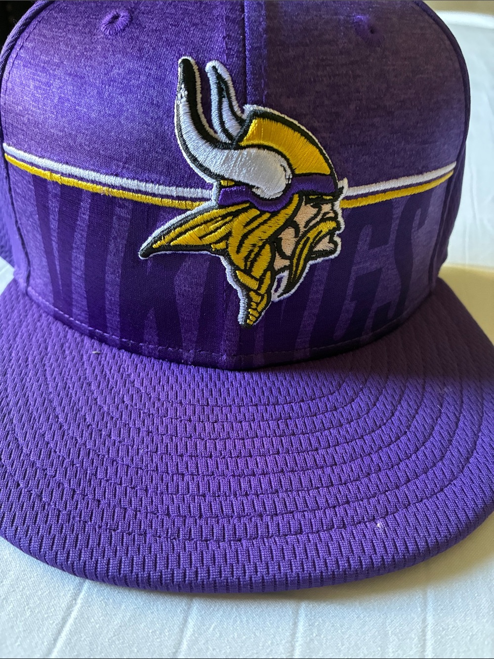 New Era Minnesota Vikings Purple and Yellow Snapback Hat
